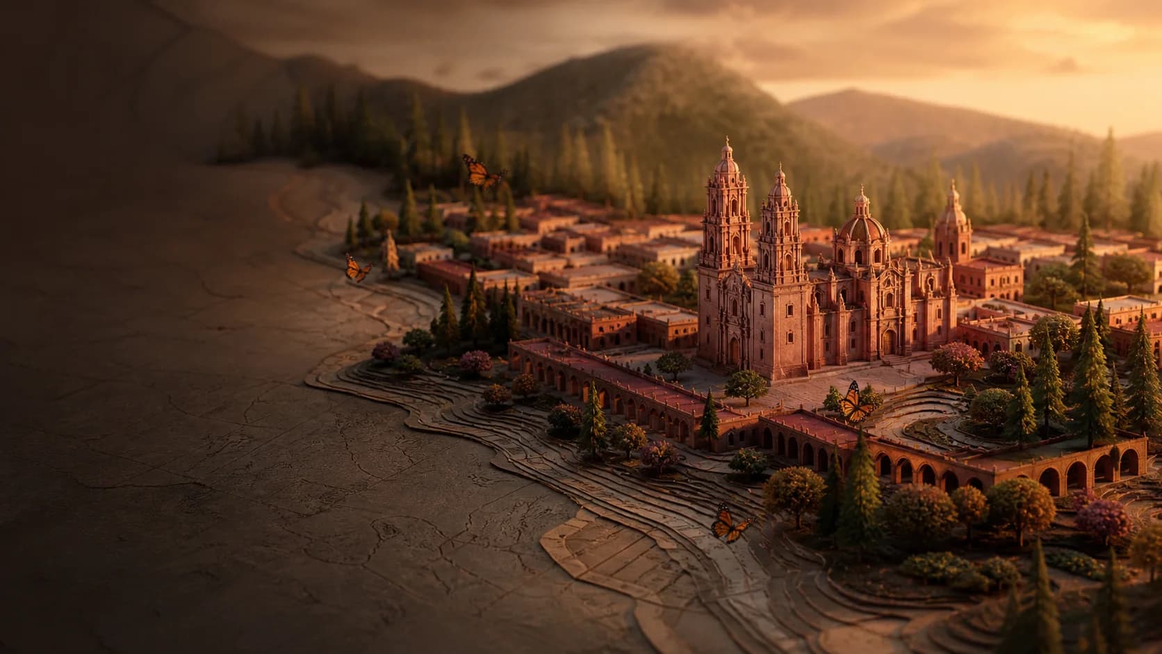 Paisaje de referencia para la colección Morelia